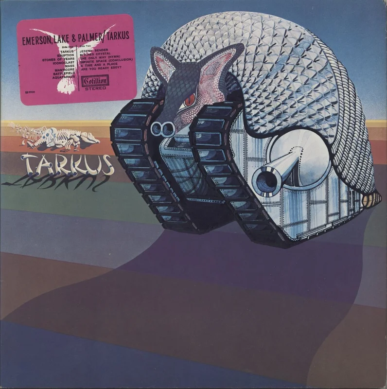 Emerson Lake & Palmer Tarkus + Hype-Sticker US Vinyl LP
