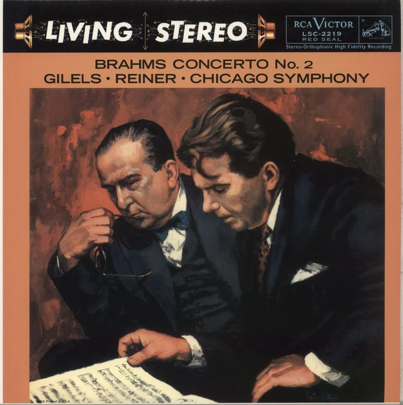 Emil Gilels Brahms Piano Concerto No. 2 - 180 Gram Vinyl US Vinyl LP