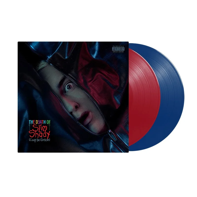 Eminem The Death of Slim Shady (Coup de Grce) [Explicit Content] (Colored Vinyl, Red, Blue) (2 Lp's)