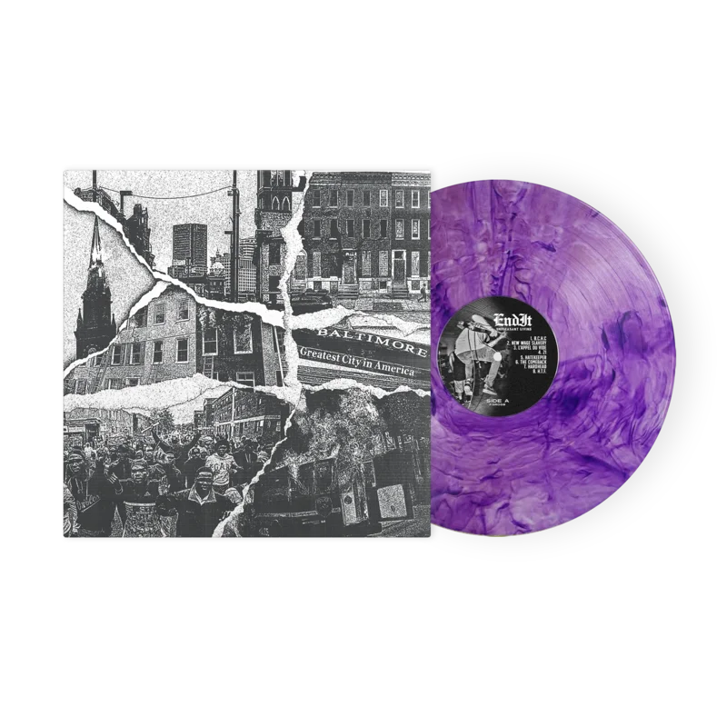 End It - Unpleasant Living Purple Swirl Vinyl