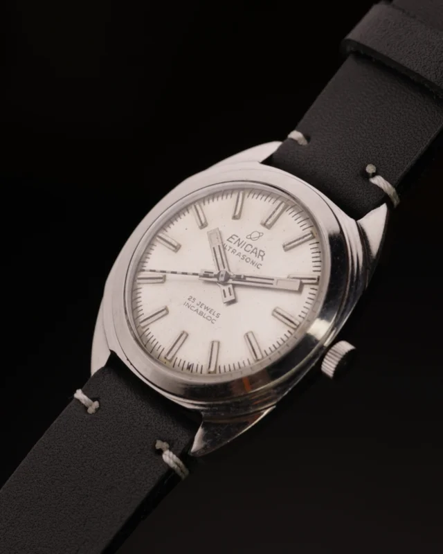 Enicar Ultrasonic Vintage Watch | 25 Jewels | Incabloc | Stainless Steel | 1960s
