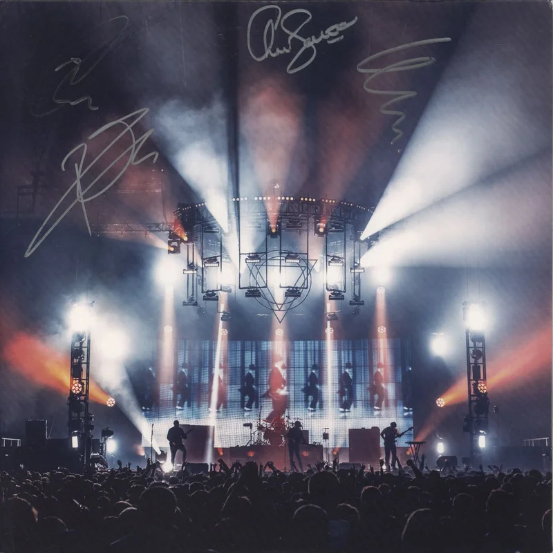 Enter Shikari Live At Alexandra Palace  - Blue with Splatter Vinyl - Autographed UK 2-LP vinyl set