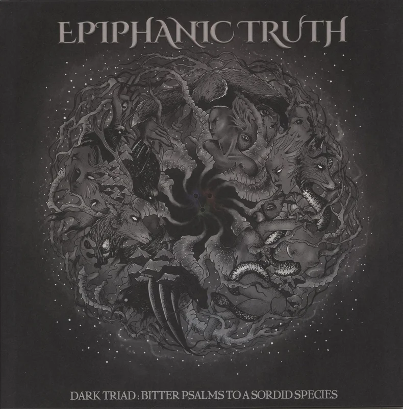 Epiphanic Truth Dark Triad: Bitter Psalms To A Sordid Species - Green, Blue & Red Tri-Color Vinyl UK Vinyl LP
