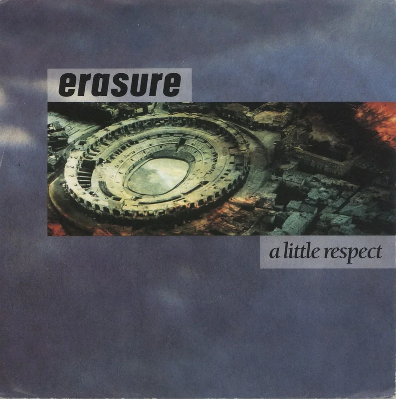 Erasure A Little Respect + Press Sheet German 7" vinyl