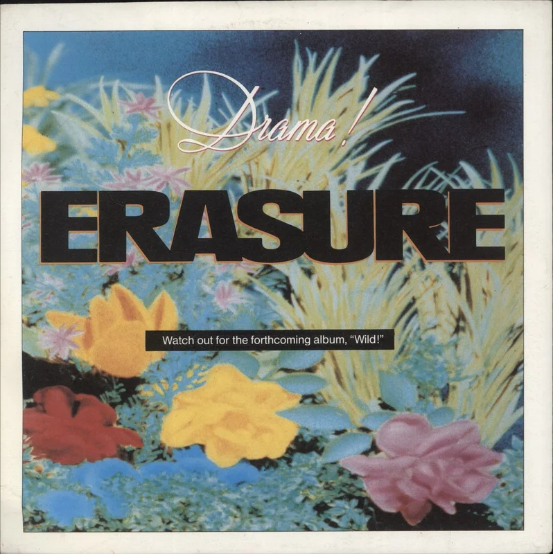 Erasure Drama + Press Sheet German 7" vinyl