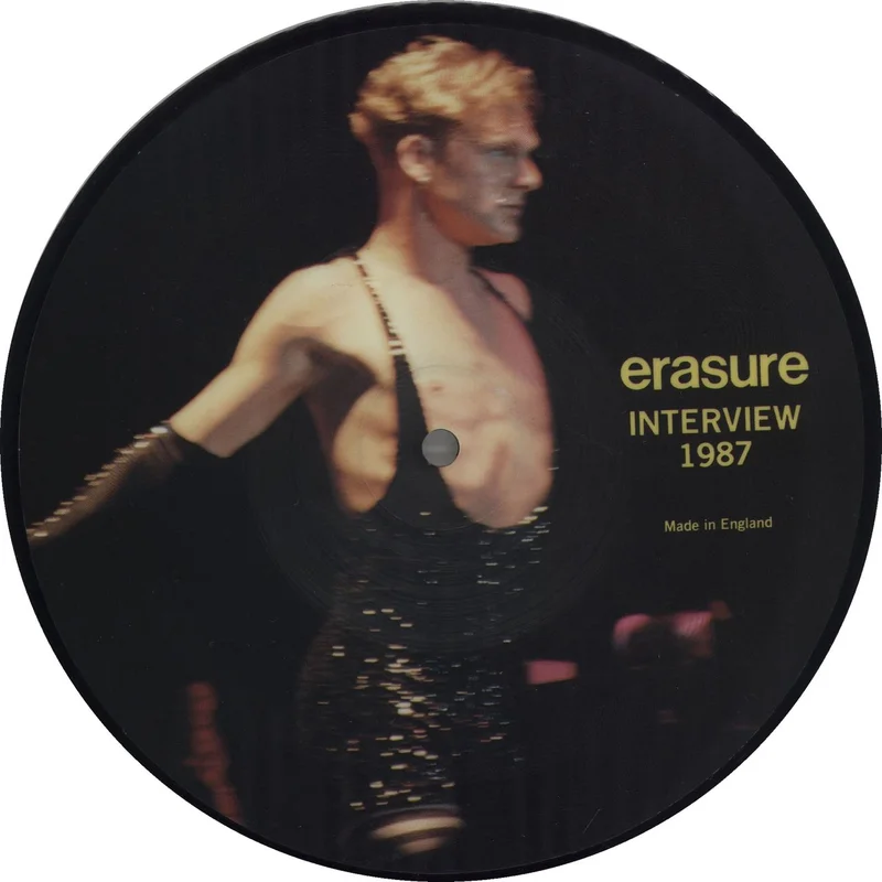 Erasure Interview 1987 UK 7" picture disc