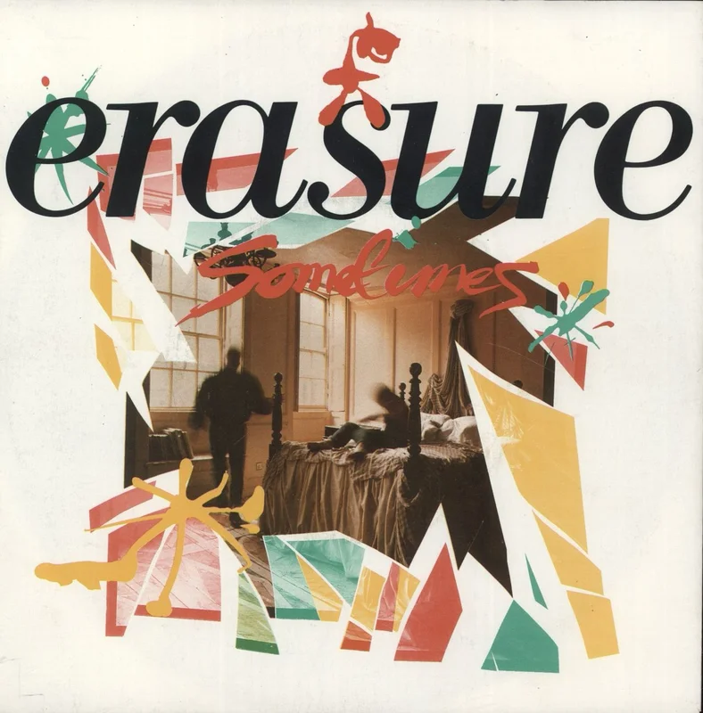 Erasure Sometimes + Press Sheet German 7" vinyl