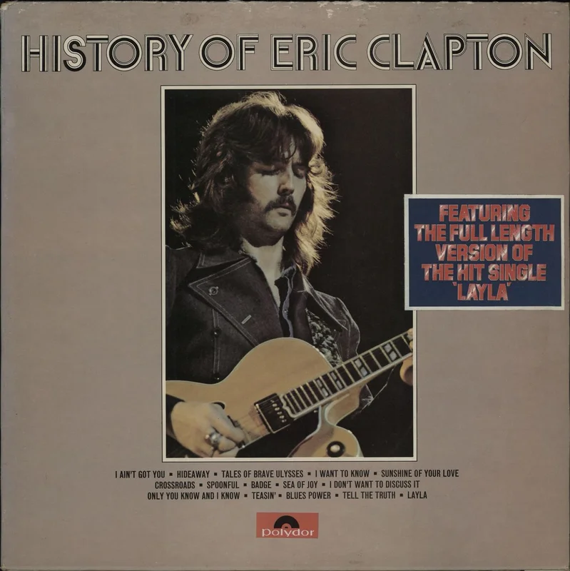 Eric Clapton History Of Eric Clapton - Stickered - EX UK 2-LP vinyl set