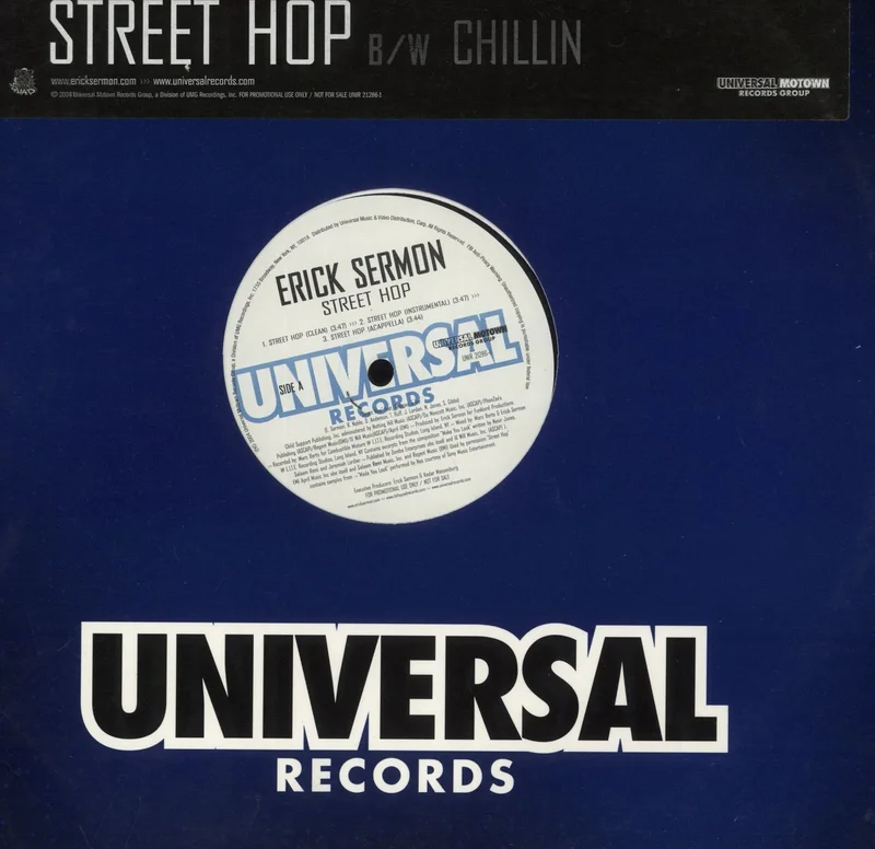 Erick Sermon Street Hop / Chillin US Promo 12" vinyl