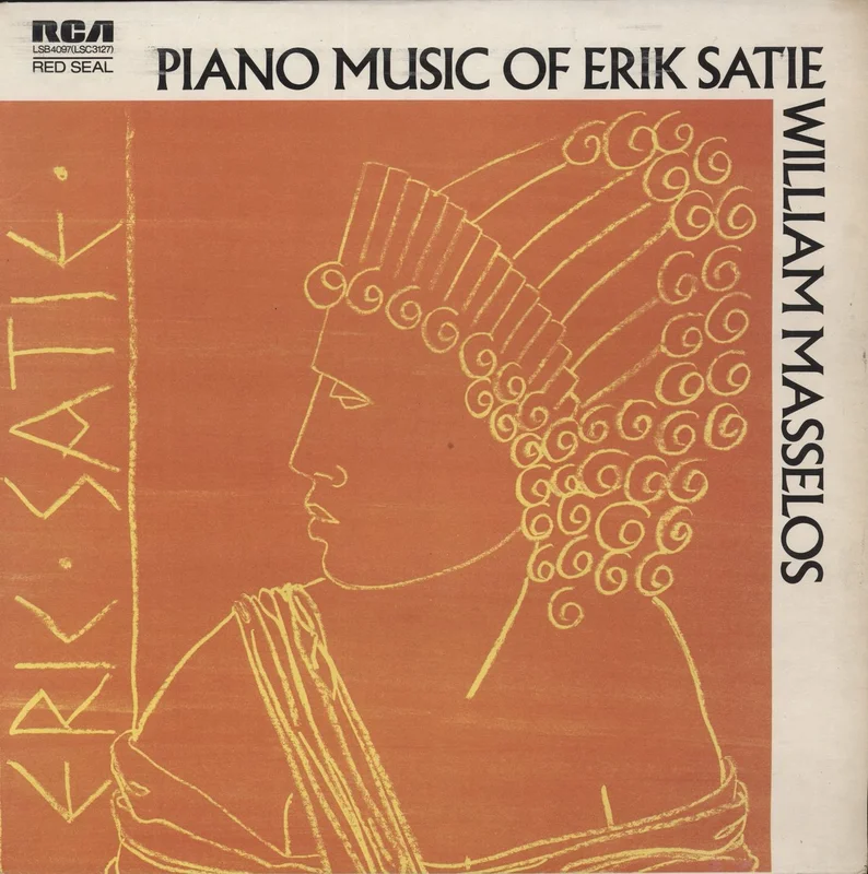 Erik Satie Piano Music Of Erik Satie UK Vinyl LP