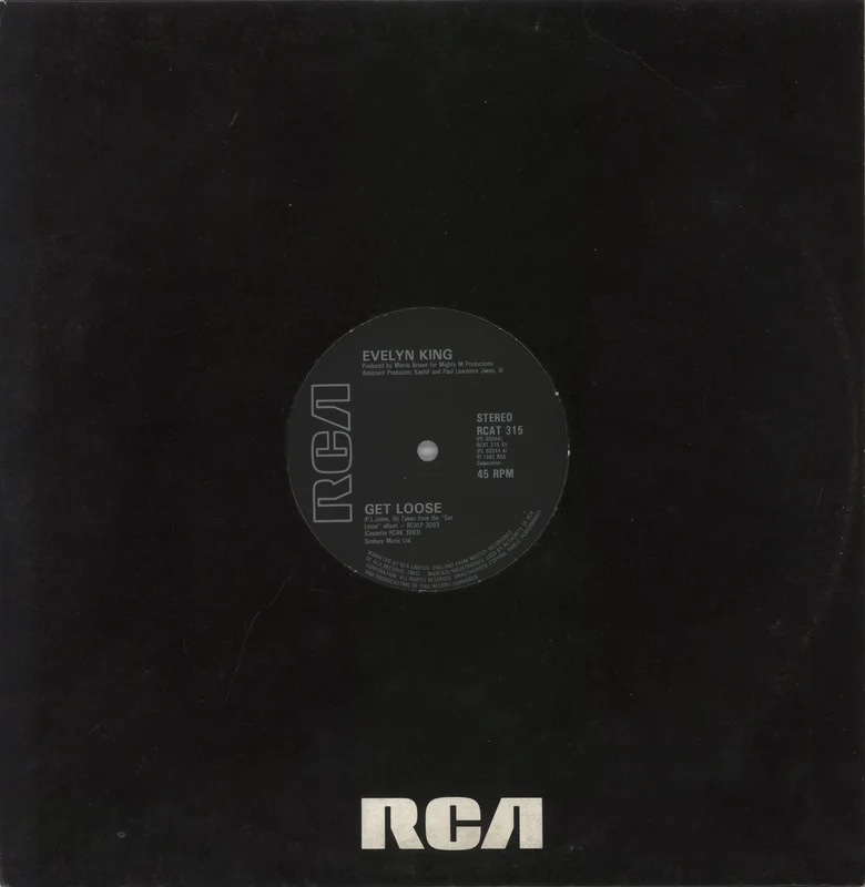 Evelyn 'Champagne' King Get Loose UK 12" vinyl