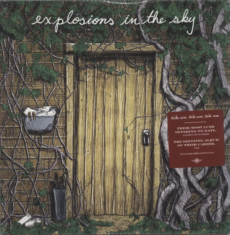 Explosions In The Sky Take Care, Take Care, Take Care + Hype Stickered Shrink US 2-LP vinyl set
