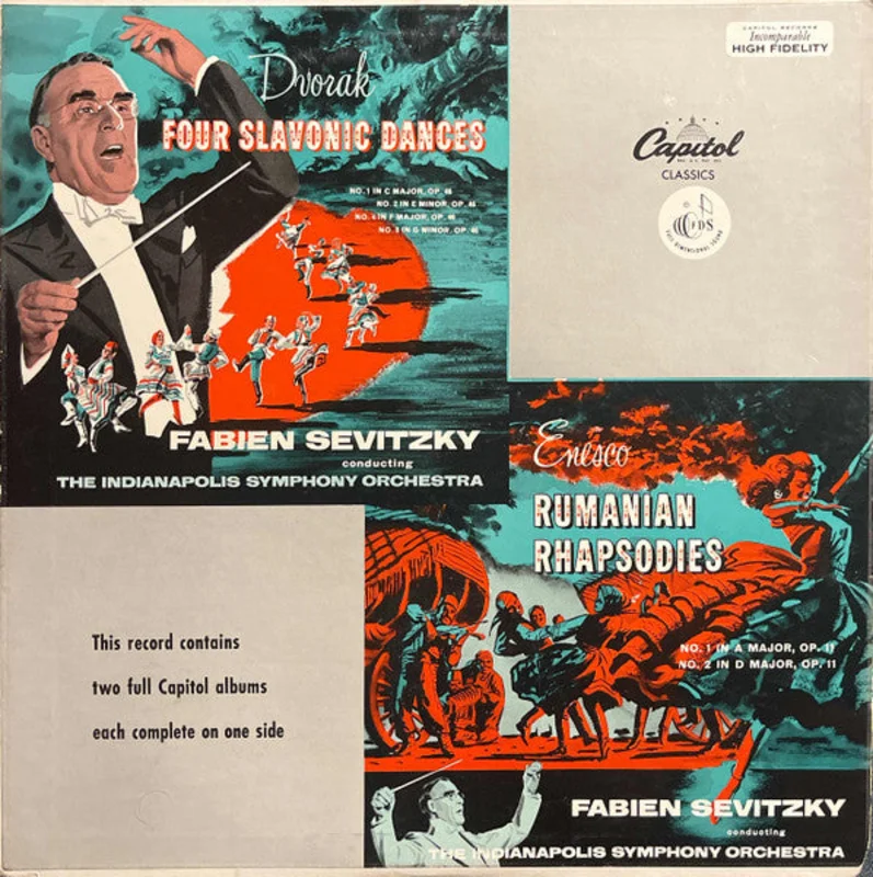 Fabien Sevitzky, Indianapolis Symphony Orchestra - Four Slavonic Dances / Rumanian Rhapsodies