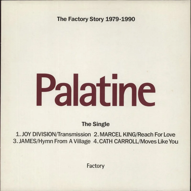 Factory Palatine - The Single UK 12" vinyl