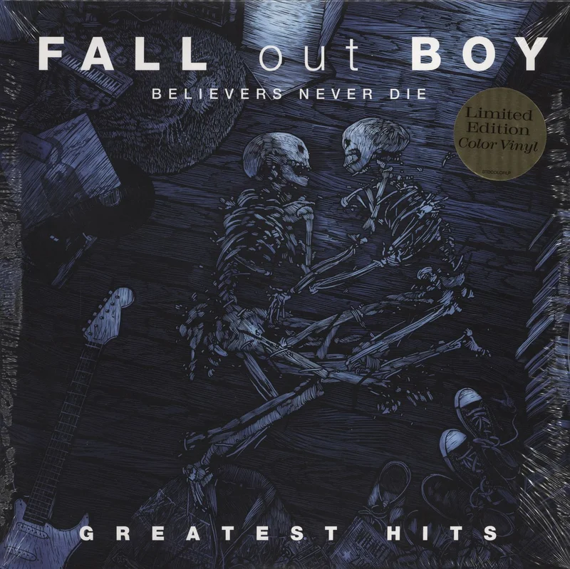 Fall Out Boy Believers Never Die: Greatest Hits - Yellow Vinyl - Sealed UK 2-LP vinyl set