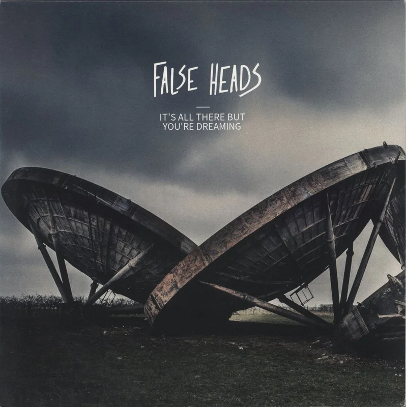 False Heads It's All There But You're Dreaming - Silver Vinyl UK Vinyl LP