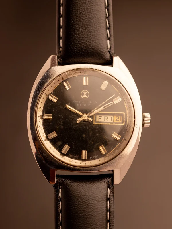 Favre Leuba Geneve (Ref. 59993) (35mm; Automatic) (Very Rare; Varient)