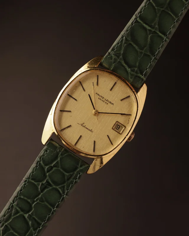 Favre-Leuba Genve Automatic  Gold Dial with Date (Swiss Made)