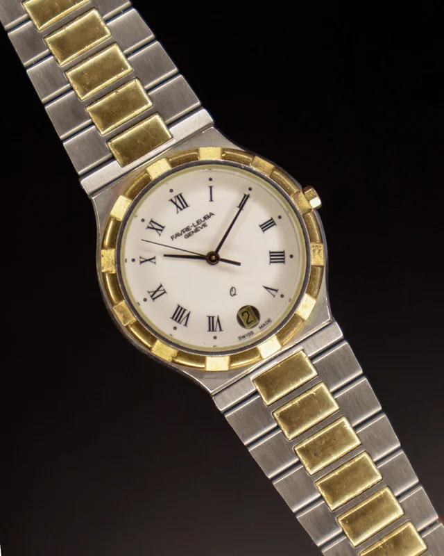 Favre-Leuba Genve Roman Dial Quartz - Very Rare [34mm]