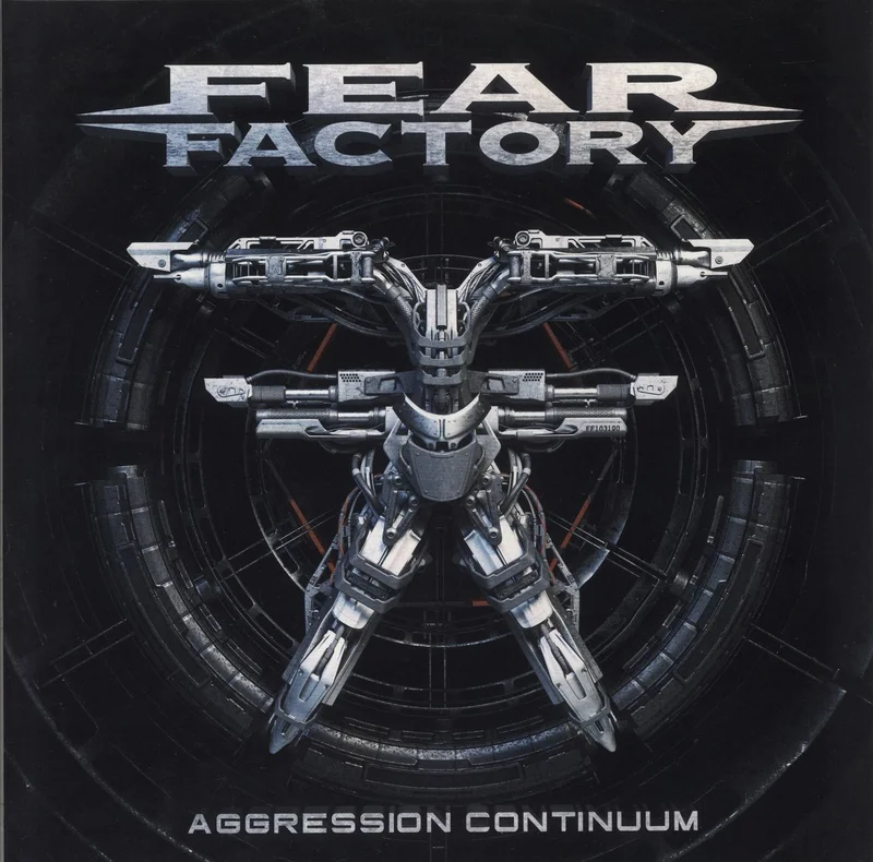 Fear Factory Aggression Continuum - Blue Vinyl UK 2-LP vinyl set