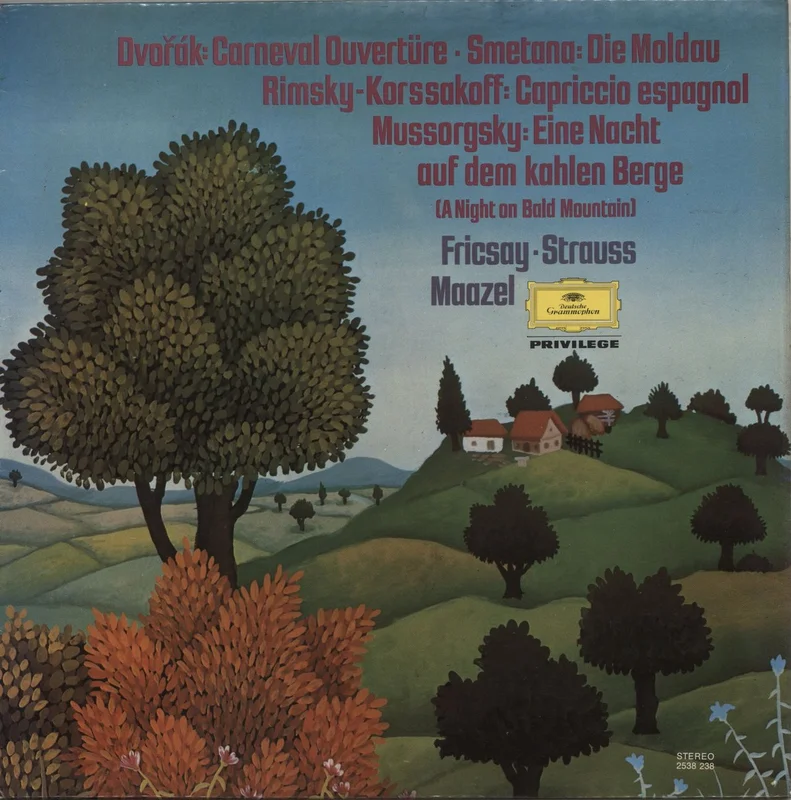 Ferenc Fricsay Carneval Ouvertre / Die Moldau / Capriccio Espagnol / Eine Nacht Auf Dem Kahlen Berge UK Vinyl LP