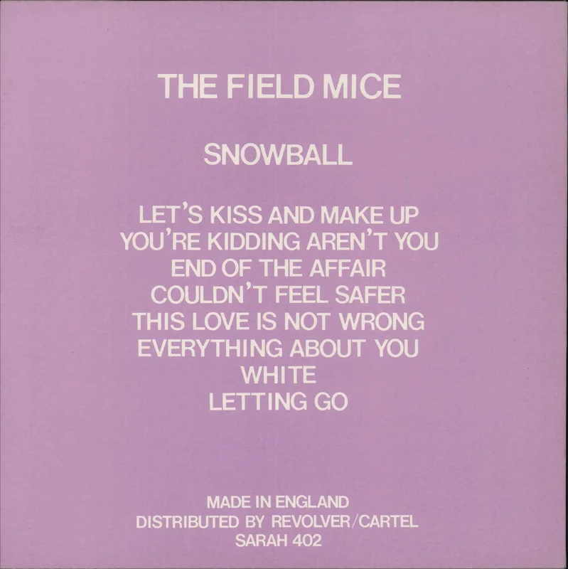 Field Mice Snowball UK 10" vinyl