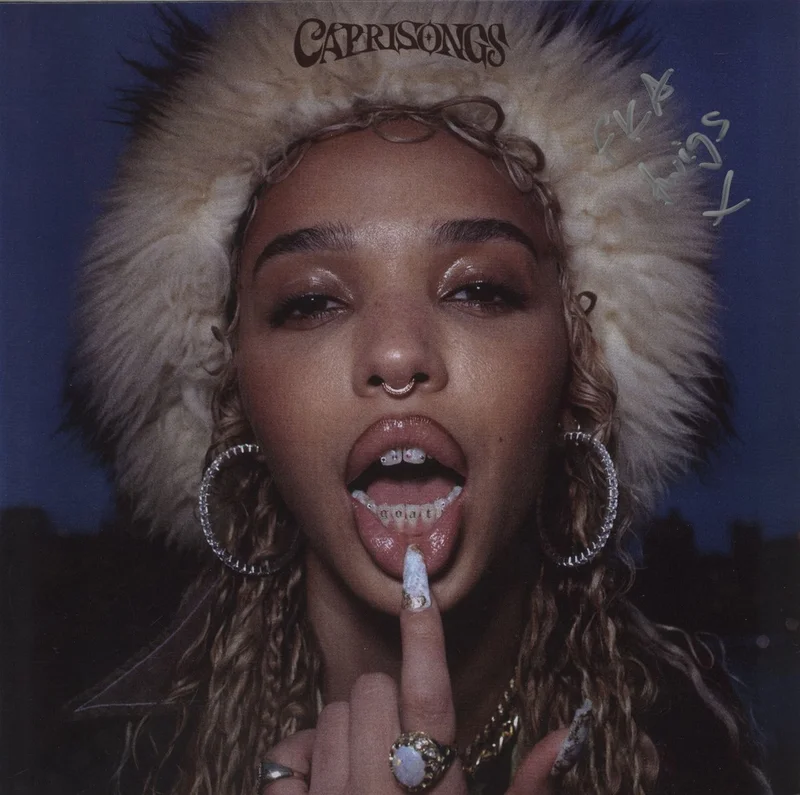 FKA Twigs Caprisongs - Glow In The Dark Vinyl - Autographed UK Vinyl LP