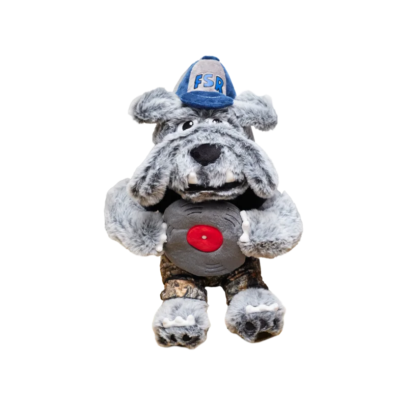 Flatspot Records - Bulldog Stuffed Animal