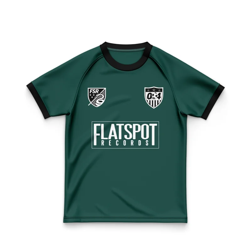 Flatspot Records - Soccer Jersey (Green)