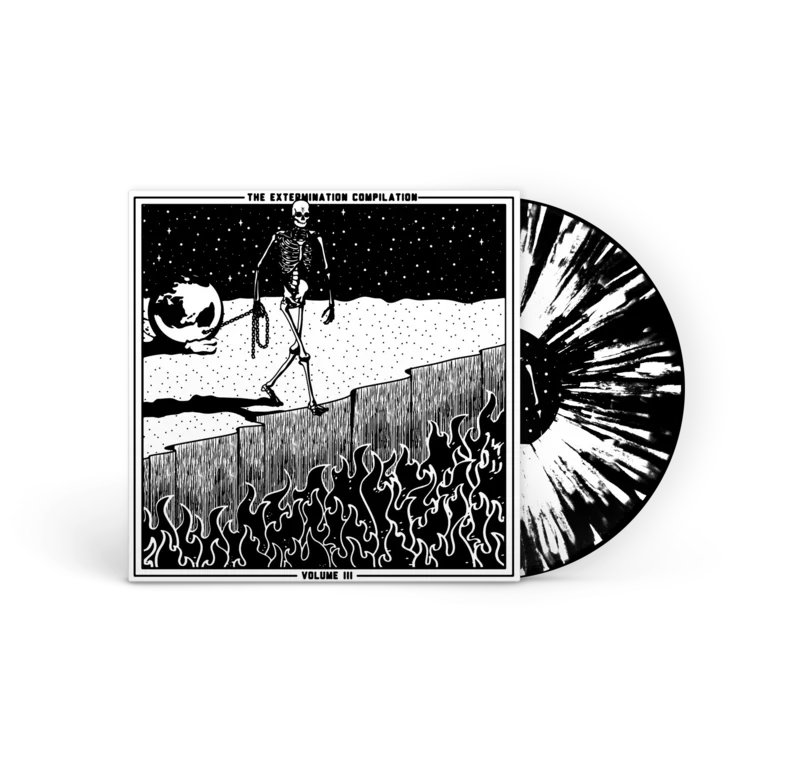 Flatspot Records - The Extermination Vol. 3 LP (Black & White Splatter)