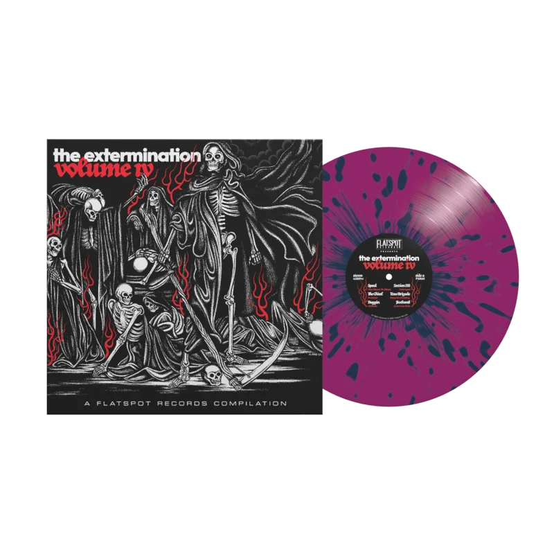 Flatspot Records - The Extermination Vol. 4 LP (Transparent Purple w/Blue Splatter)