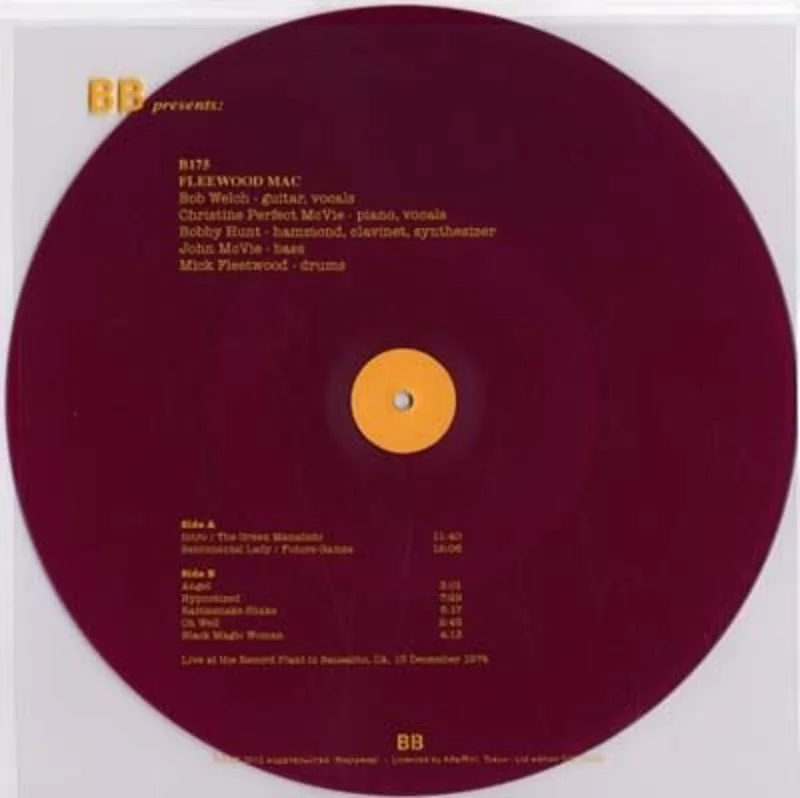 FLEETWOOD MAC Live At The Record Plant In Sausalito - 15 December 1974 (KSAN-FM)