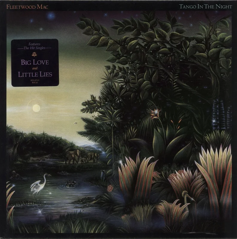 Fleetwood Mac Tango In The Night - 2 Song Hype Sticker UK Vinyl LP