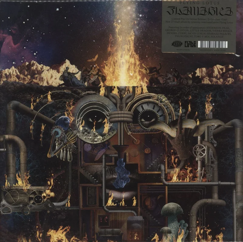 Flying Lotus Flamagra - Pop-Up Deluxe Edition - Clear Vinyl UK 2-LP vinyl set