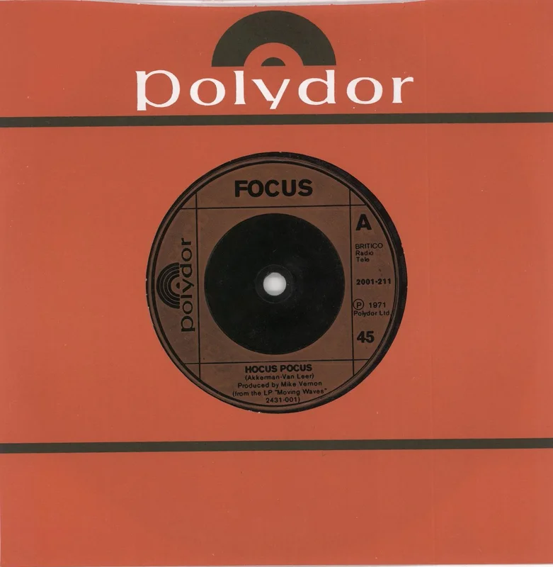 Focus Hocus Pocus - Inj UK 7" vinyl