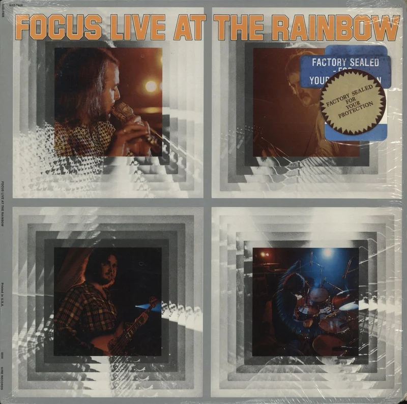 Focus Live At The Rainbow - Shrink US Vinyl LP