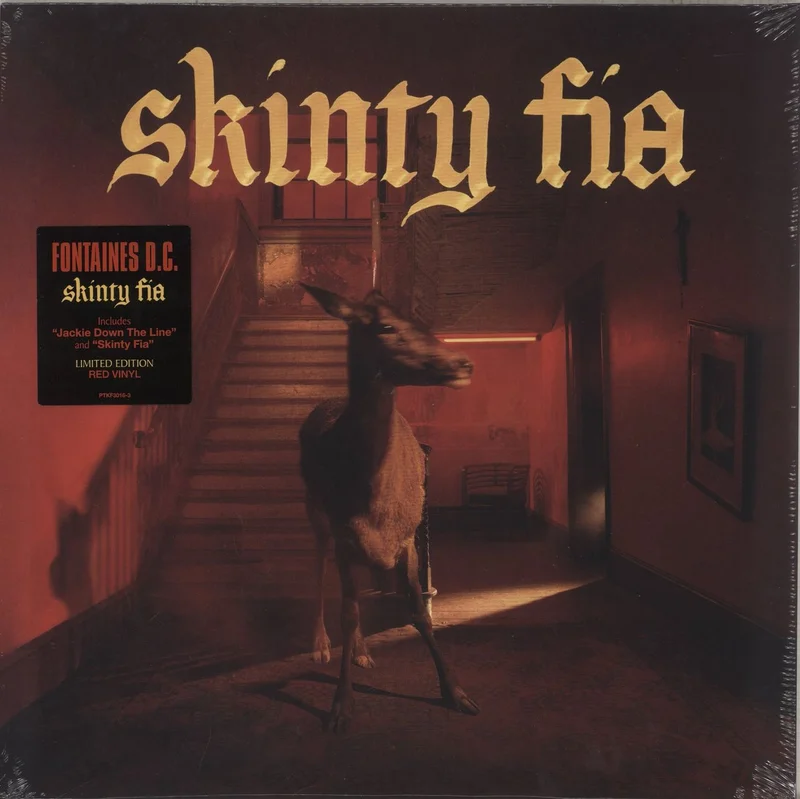Fontaines D.C. Skinty Fia - Red Vinyl - Sealed + Autographed Print UK Vinyl LP