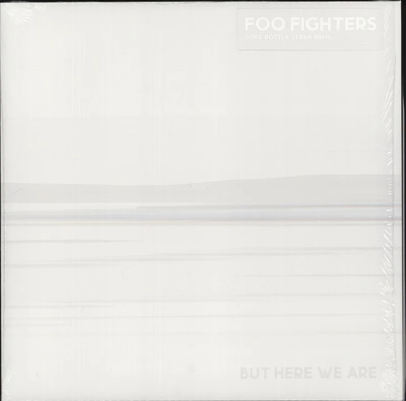 Foo Fighters But Here We Are - Coke Bottle Clear Vinyl UK Vinyl LP