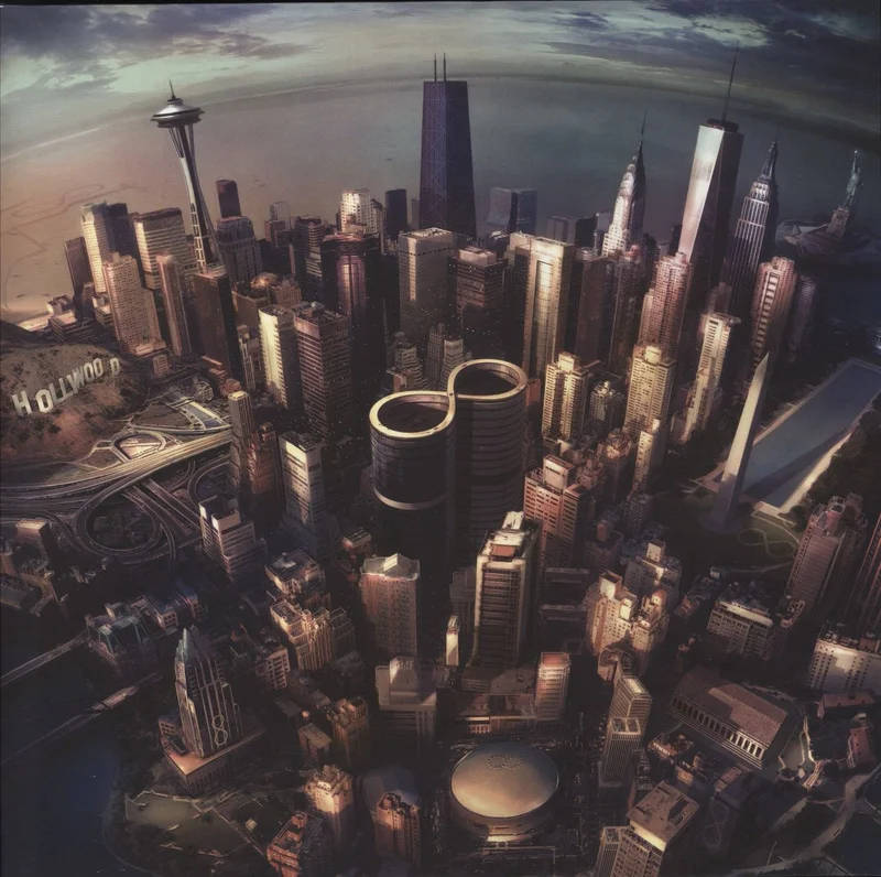 Foo Fighters Sonic Highways - Composite Sleeve US Vinyl LP