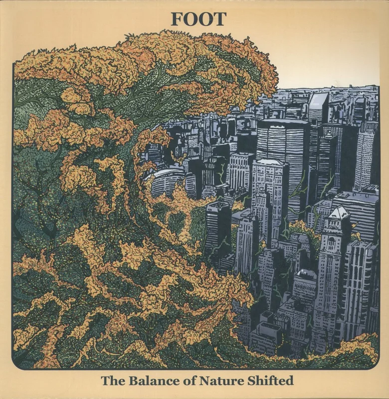 Foot The Balance Of Nature Shifted - Blue Blob & Orange Blob Vinyl UK 2-LP vinyl set