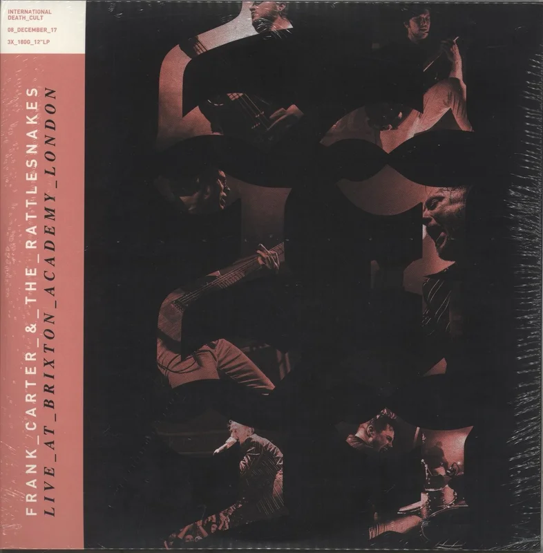 Frank Carter & The Rattlesnakes 23: Live At Brixton Academy London - 180gm Pink / White Vinyl - Sealed UK 3-LP vinyl set