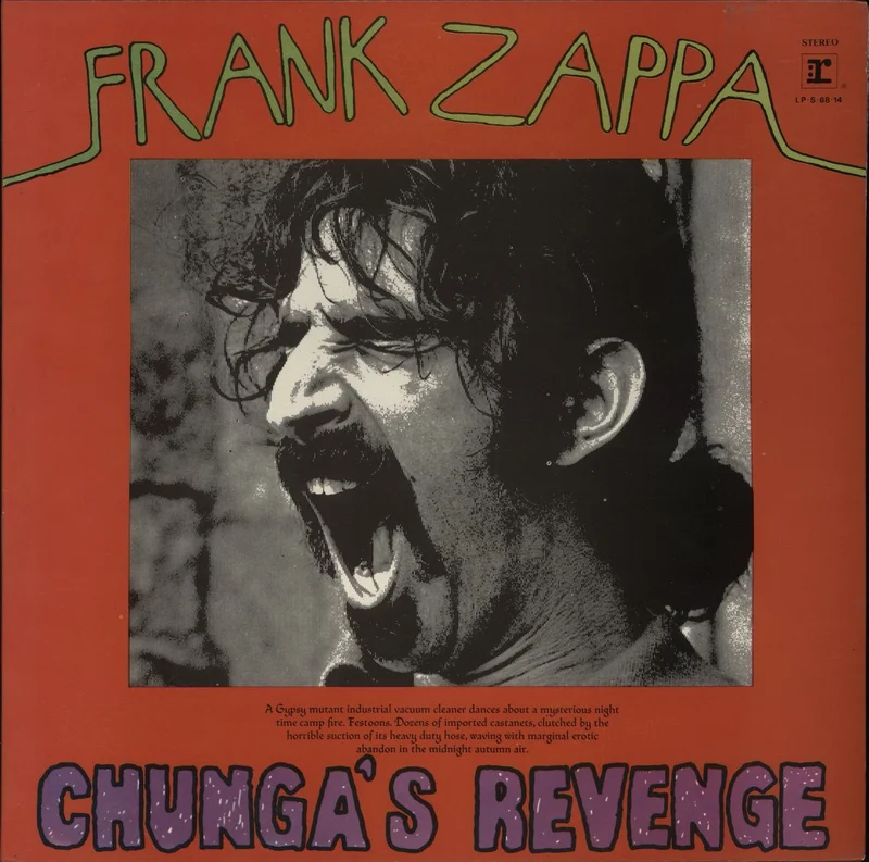 Frank Zappa Chunga's Revenge Portuguese Vinyl LP