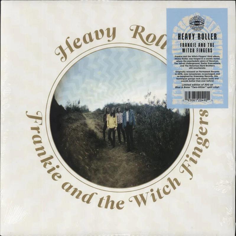 Frankie And The Witch Fingers Heavy Roller - Split Blue & Bone Colour Vinyl - Sealed UK Vinyl LP