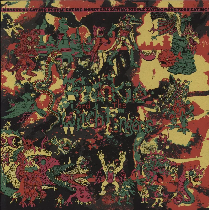 Frankie And The Witch Fingers Monsters Eating People Eating Monsters - Tractor Beam Neon Green Vinyl US Vinyl LP