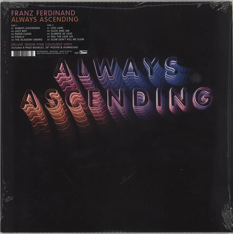 Franz Ferdinand Always Ascending - Pink Vinyl - Sealed UK Vinyl LP