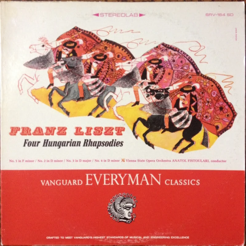 Franz Liszt, Orchester Der Wiener Staatsoper, Anatole Fistoulari - Four Hungarian Rhapsodies