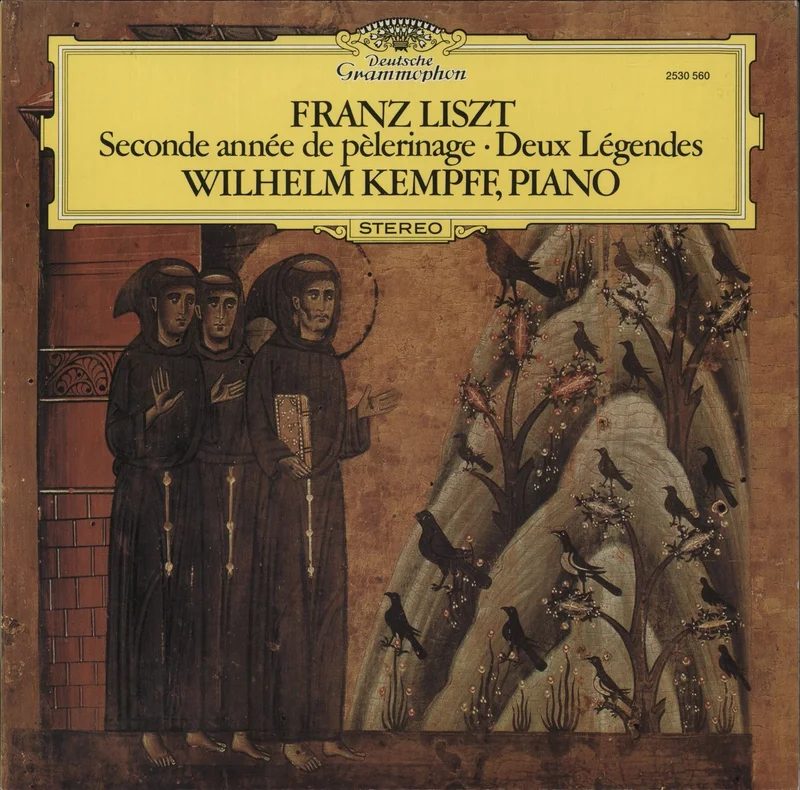 Franz Liszt Seconde Anne De Plerinage  Deux Lgendes UK Vinyl LP