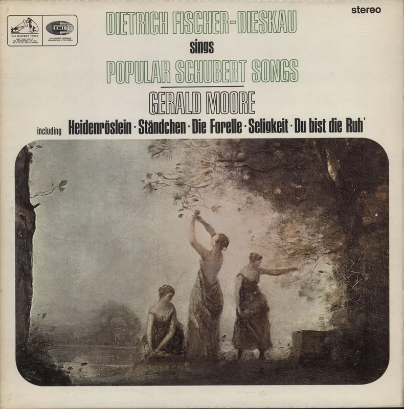 Franz Schubert Dietrich Fischer-Dieskau Sings Popular Schubert Songs UK Vinyl LP