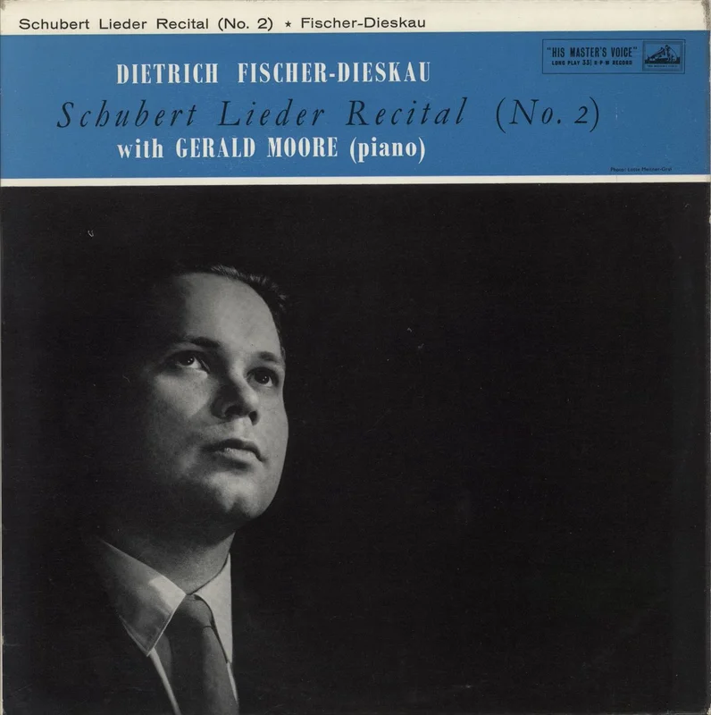Franz Schubert Lieder Recital (No. 2) UK Vinyl LP