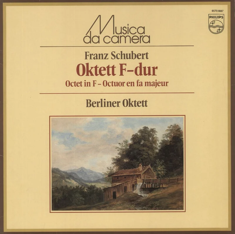 Franz Schubert Schubert: Oktett F-dur - Octet In F - Octuor En Fa Majeur Dutch Vinyl LP